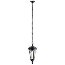 Kichler 49236BSL - Cresleigh 21.25" 1 Light Pendant Black with Silver Highlights