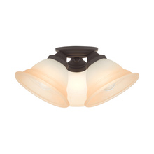 Livex Lighting 40729-07 - 3 Lt Bronze Flush Mount