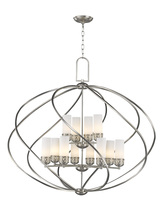 Livex Lighting 47199-91 - 8 Light + 4 Light BN Foyer Chandelier