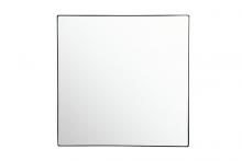 Varaluz 407A06BL - Kye 40x40 Rounded Square Wall Mirror - Black