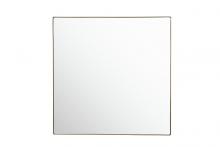 Varaluz 407A06GO - Kye 40x40 Rounded Square Wall Mirror - Gold