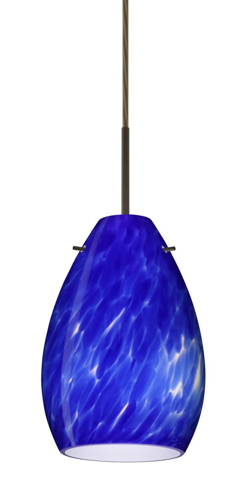 Besa Pendant Pera 6 Bronze Blue Cloud 1x5W LED