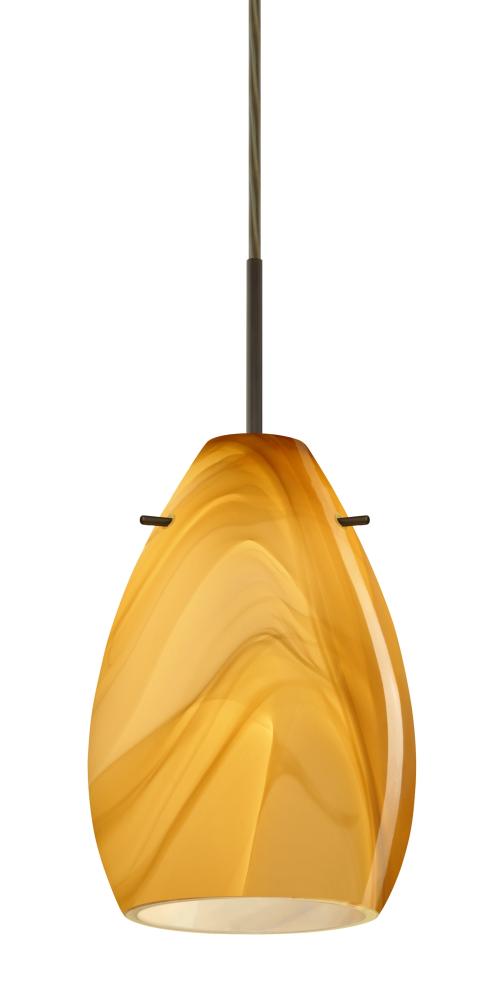 Besa Pendant Pera 6 Bronze Honey 1x5W LED