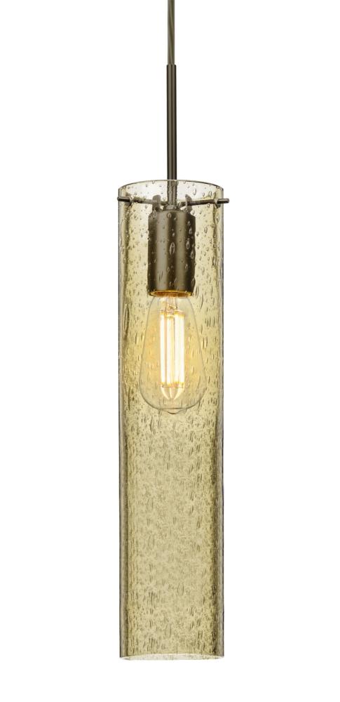 Besa, Juni 16 Cord Pendant, Gold Bubble, Bronze, 1x4W LED Filament