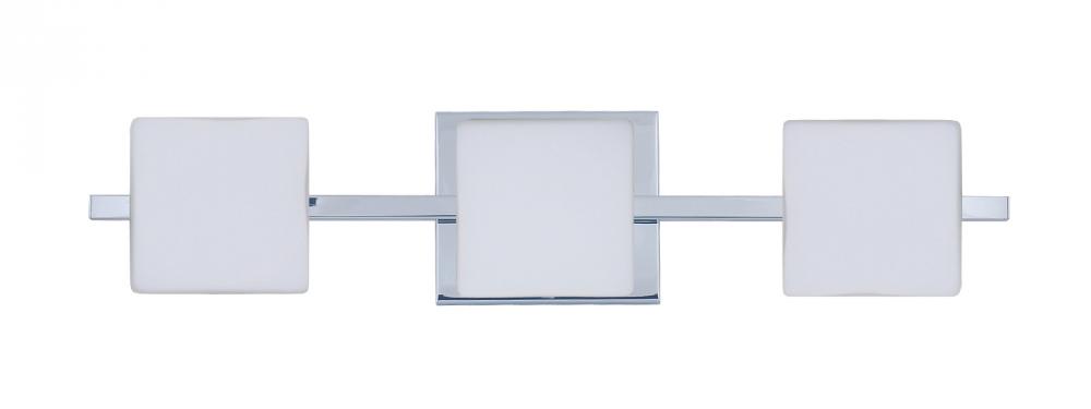 Besa Wall Alex Chrome Opal Matte 3x5W LED