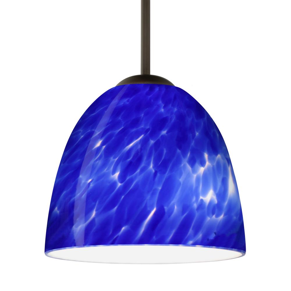 Besa Sasha Pendant For Multiport Canopy Bronze Blue Cloud 1x50W B10 Med