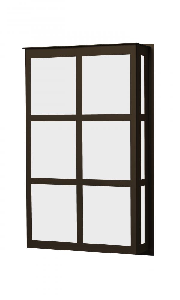 Besa Outdoor Bree 16 Bronze Satin White 2x60W B10