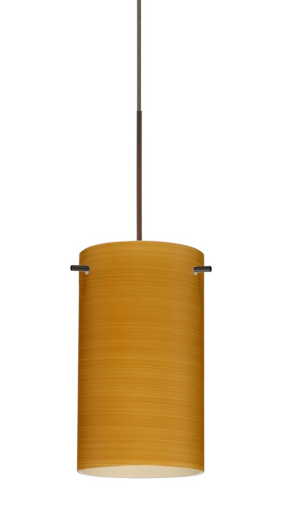 Besa Stilo 7 Pendant for Multiport Canopy Bronze Oak 1x50W Halogen