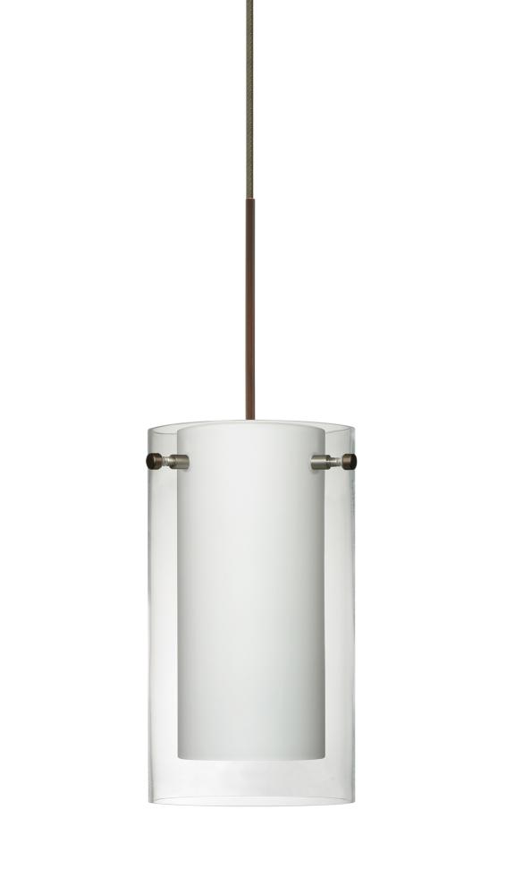 Besa Pendant For Multiport Canopy Pahu 4 Bronze Clear/Opal 1x35W Halogen