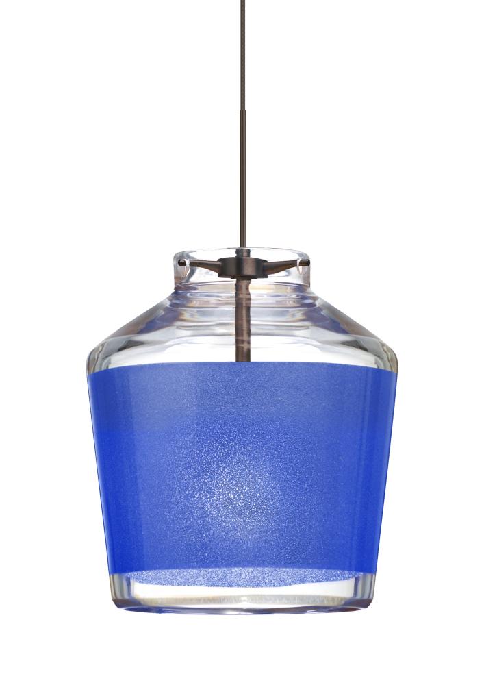 Besa Pendant For Multiport Canopy Pica 6 Bronze Blue Sand 1x50W Halogen