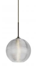 Besa Lighting 1JT-461600-LED-BR - Besa Kristall 8 Pendant Bronze Clear 1x9W LED