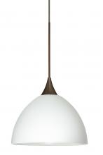 Besa Lighting 1XC-467907-BR - Besa Pendant Brella Bronze White 1x50W Halogen