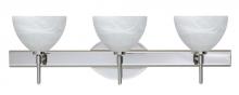 Besa Lighting 3SW-467952-LED-CR - Besa Wall Brella Chrome Marble 3x5W LED