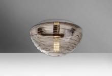 Besa Lighting 906202C-EDI - Besa Ceiling Wave 12 Smoke 1x40W Edison