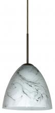 Besa Lighting J-4470MG-LED-BR - Besa Vila LED Pendant For Multiport Canopy Marble Grigio Bronze 1x9W LED