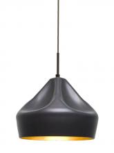 Besa Lighting J-LOTUS-LED-BR - Besa Lotus Pendant For Multiport Canopy, Bronze Finish, 1x9W LED