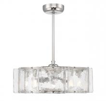 Savoy House 27-FD-8201-109 - Genry 5-Light LED Fan D'Lier in Polished Nickel