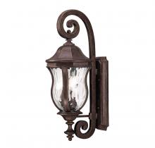 Savoy House 5-300-40 - Monticello 3-Light Outdoor Wall Lantern in Walnut Patina