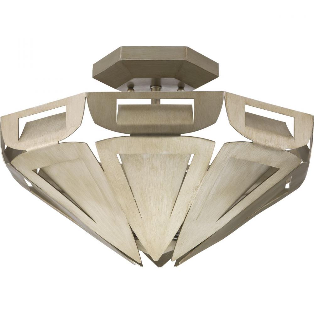 POINT DUMEÂ® byJeffrey Alan Marks for Progress Lighting Yerba Collection Silver Ridge Semi-Flush