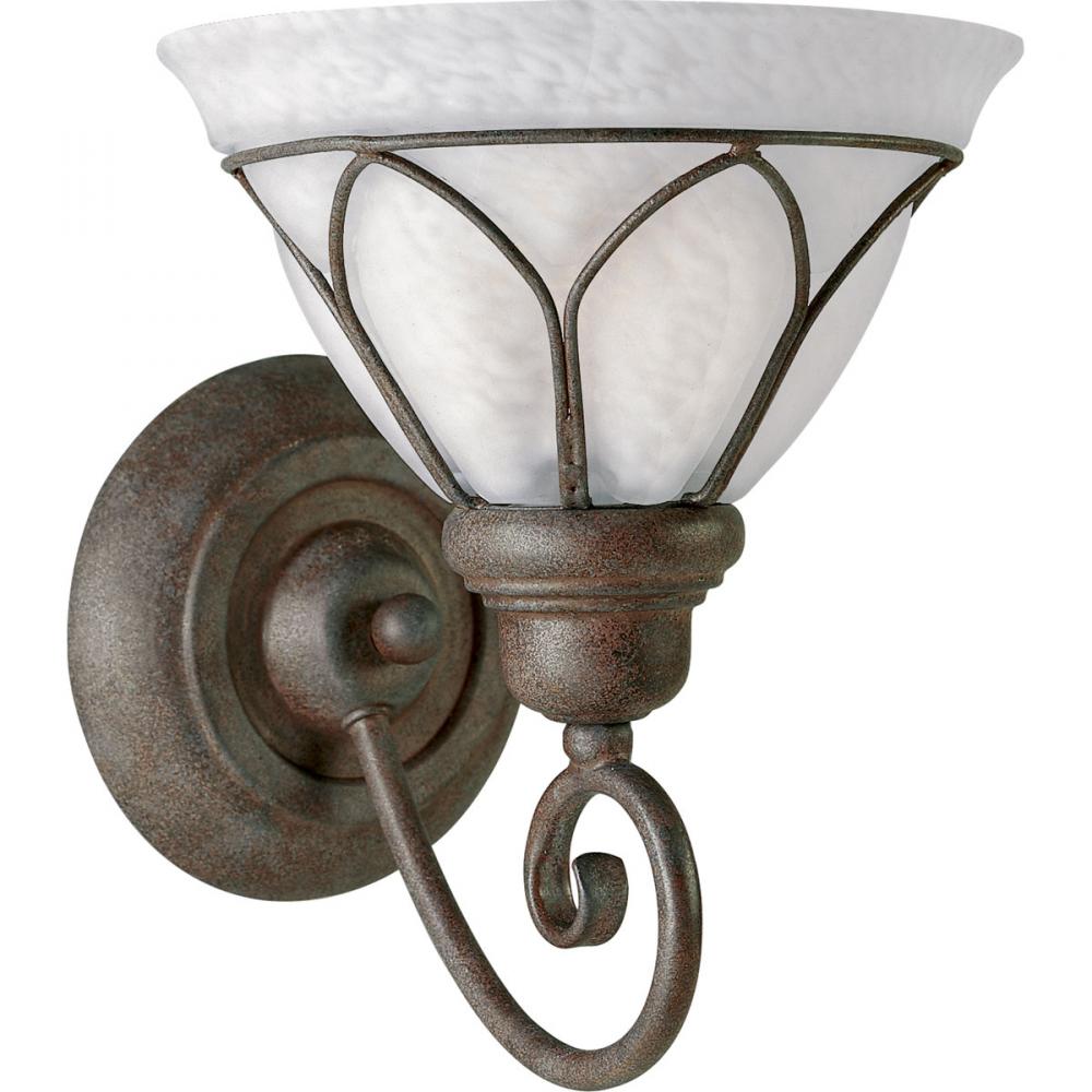 One Light Copper Bathroom Sconce