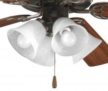 Progress P2610-20WB - AirPro Collection Four-Light Ceiling Fan Light