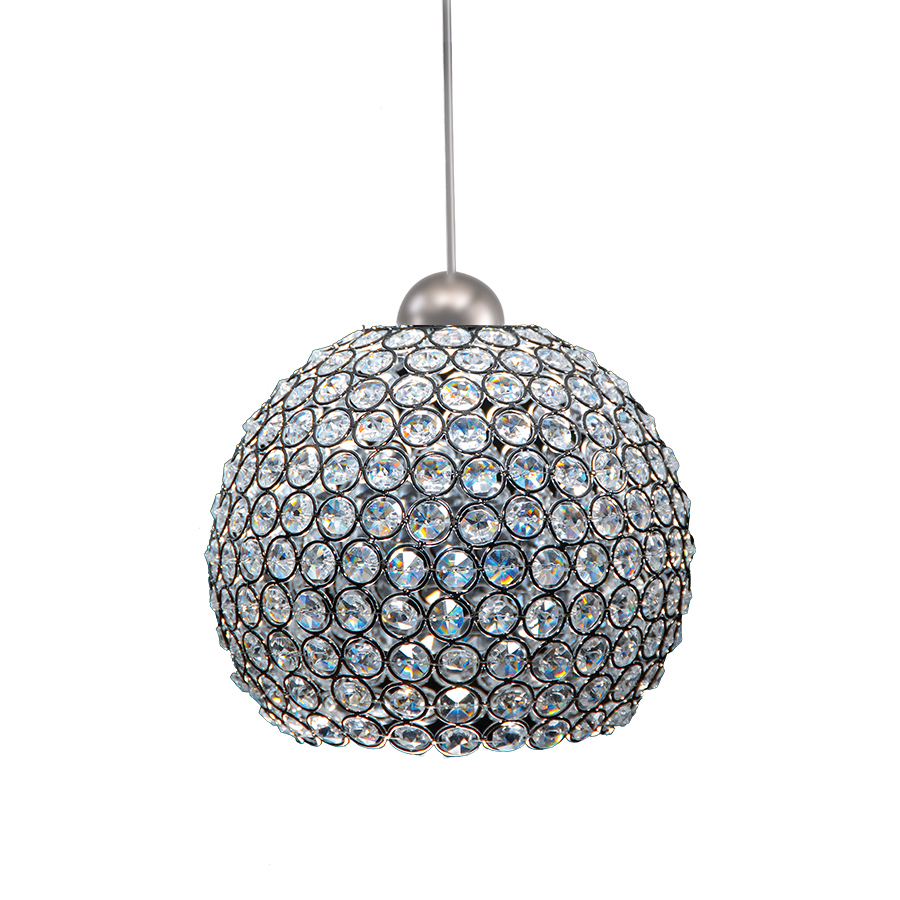 Roxy LED Pendant with Brushed Nickel Canopy