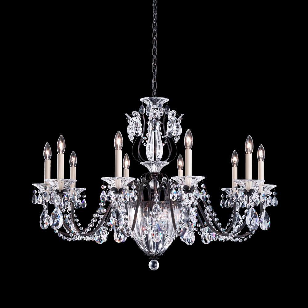 Bagatelle 13 Light 120V Chandelier in Aurelia with Clear Heritage Handcut Crystal