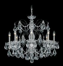 Schonbek 1870 1707-211 - Century 8 Light 120V Chandelier in Aurelia with Clear Heritage Handcut Crystal