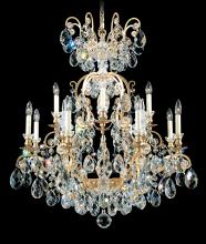 Schonbek 1870 3772-76S - Renaissance 13 Light 120V Chandelier in Heirloom Bronze with Clear Crystals from Swarovski