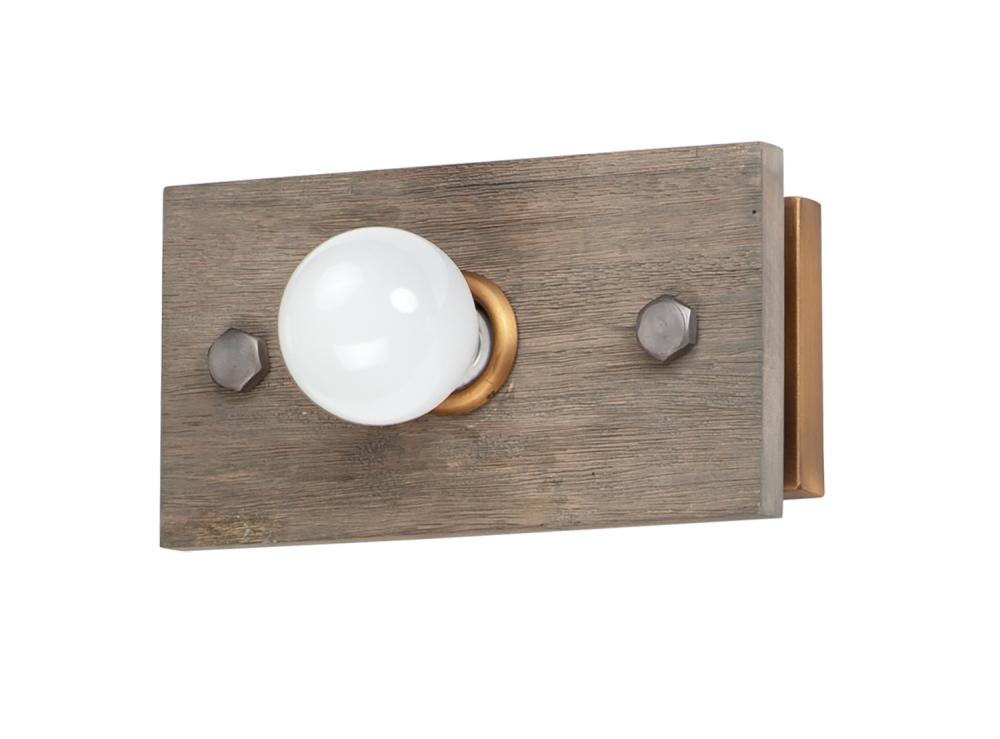 Plank-Wall Sconce