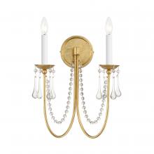 Maxim 12161GL/CRY - Plumette-Wall Sconce