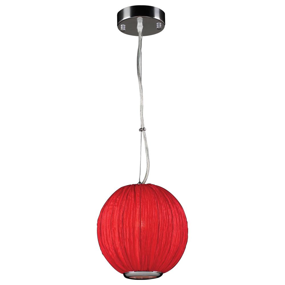 1 Light Pendant Sidney Collection 73001 RED