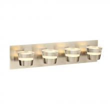PLC Lighting 90064SN - PLC1 Four light vanity from the Sitra collection