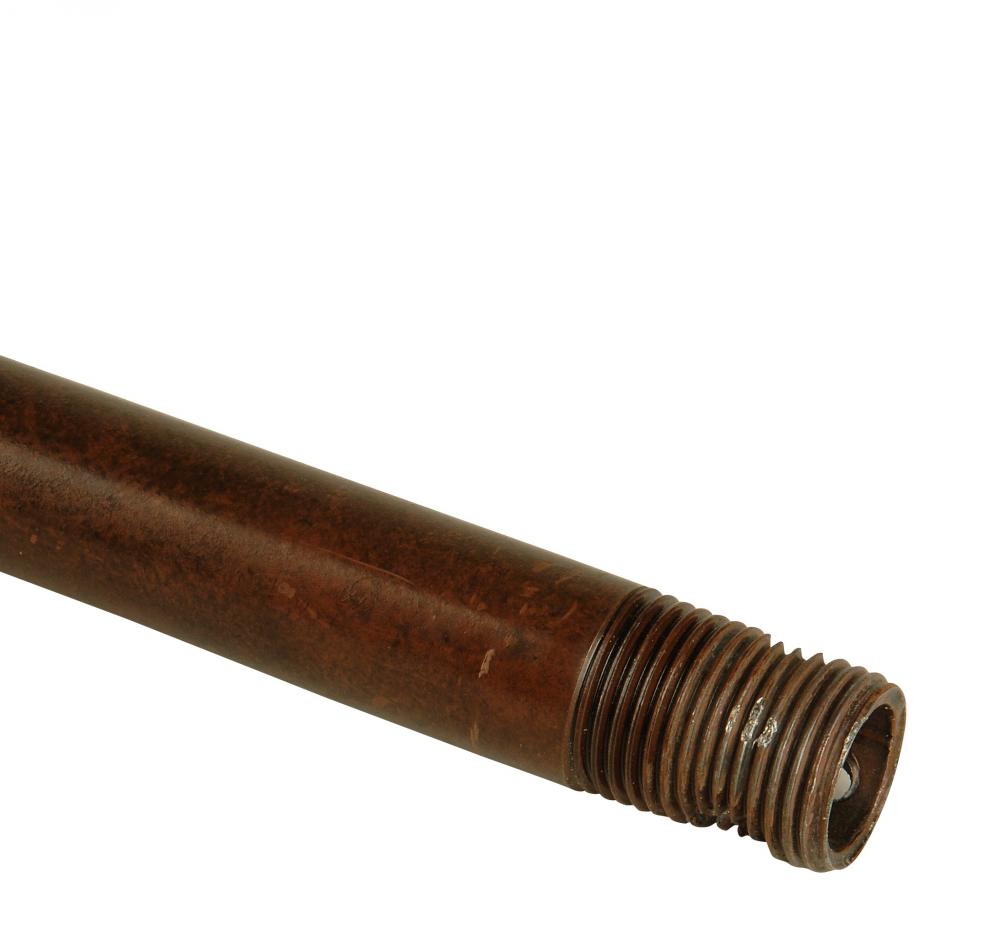 6" Downrod in Aged Bronze Textured
