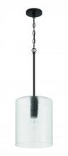 Craftmade 60292-FB - Lyndsey 1 Light Pendant in Flat Black