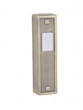 Craftmade PB5014-AB - Surface Mount LED Lighted Push Button in Antique Brass