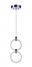 Craftmade 59392-CH-LED - Context 2 Light LED Pendant in Chrome