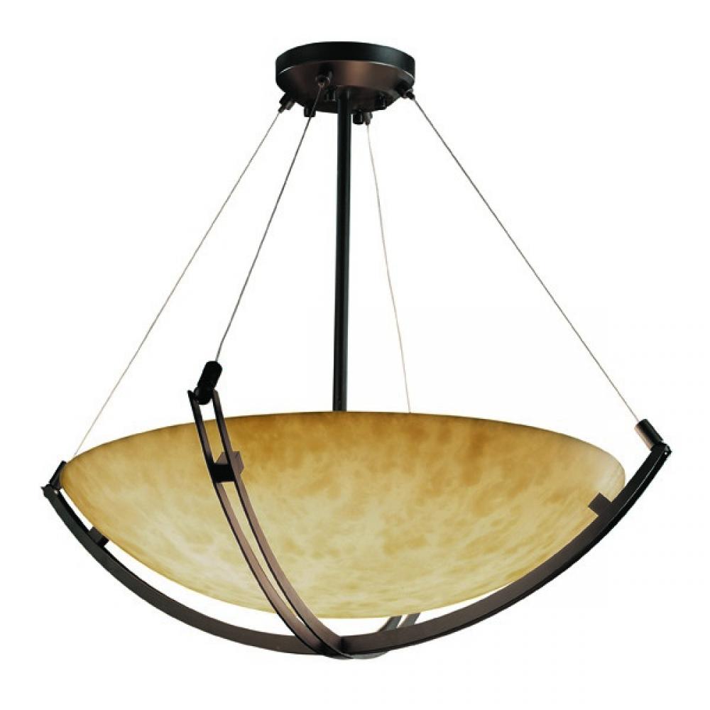 24" Pendant Bowl w/ Crossbar