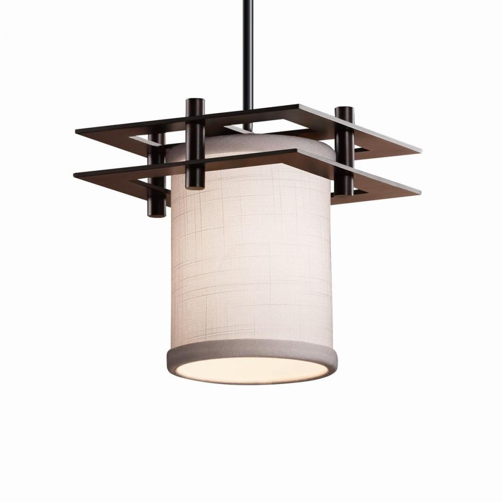 Metropolis 1-Light Small Pendant (2 Flat Bars)