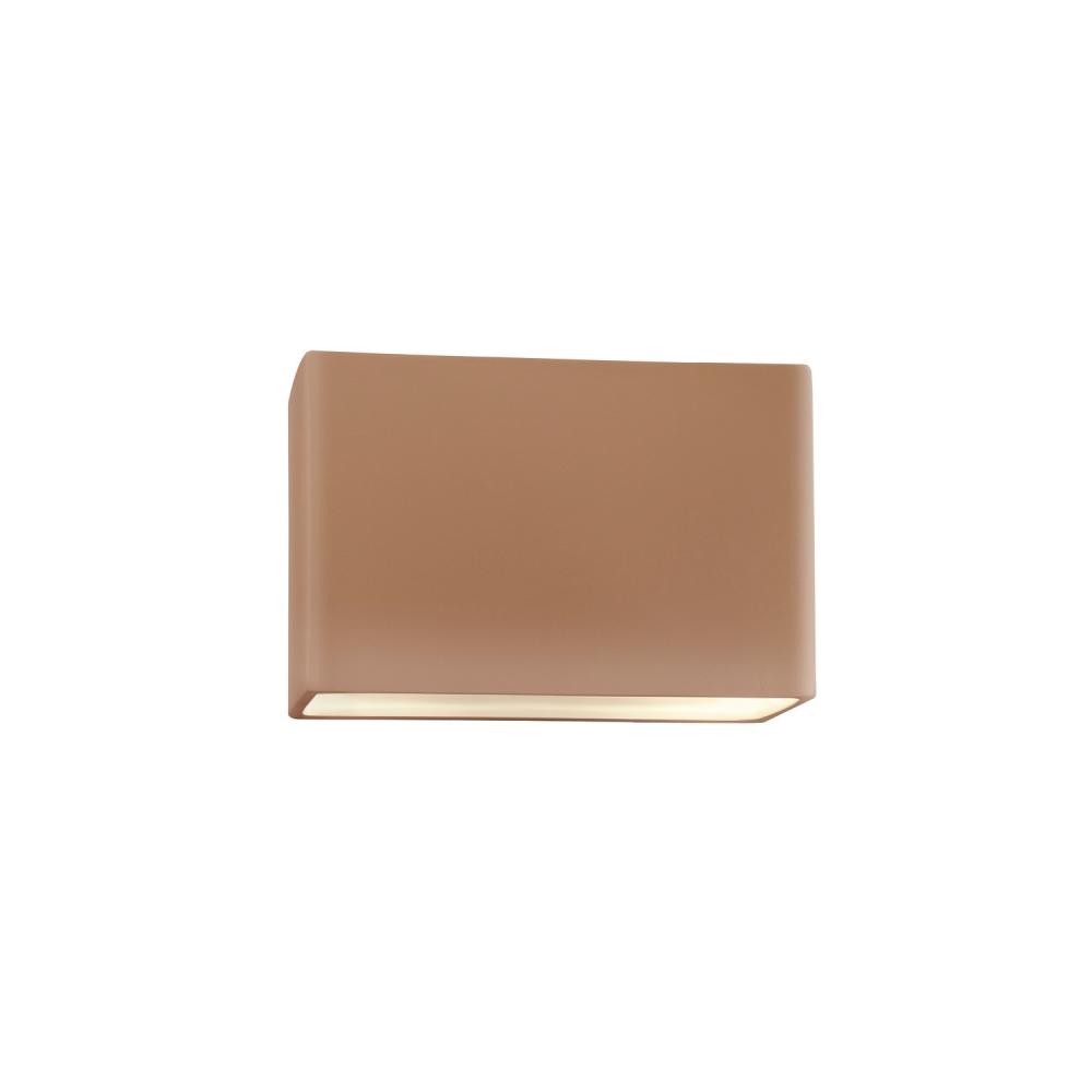 Small ADA Rectangle (Outdoor) Wall Sconce - Closed Top