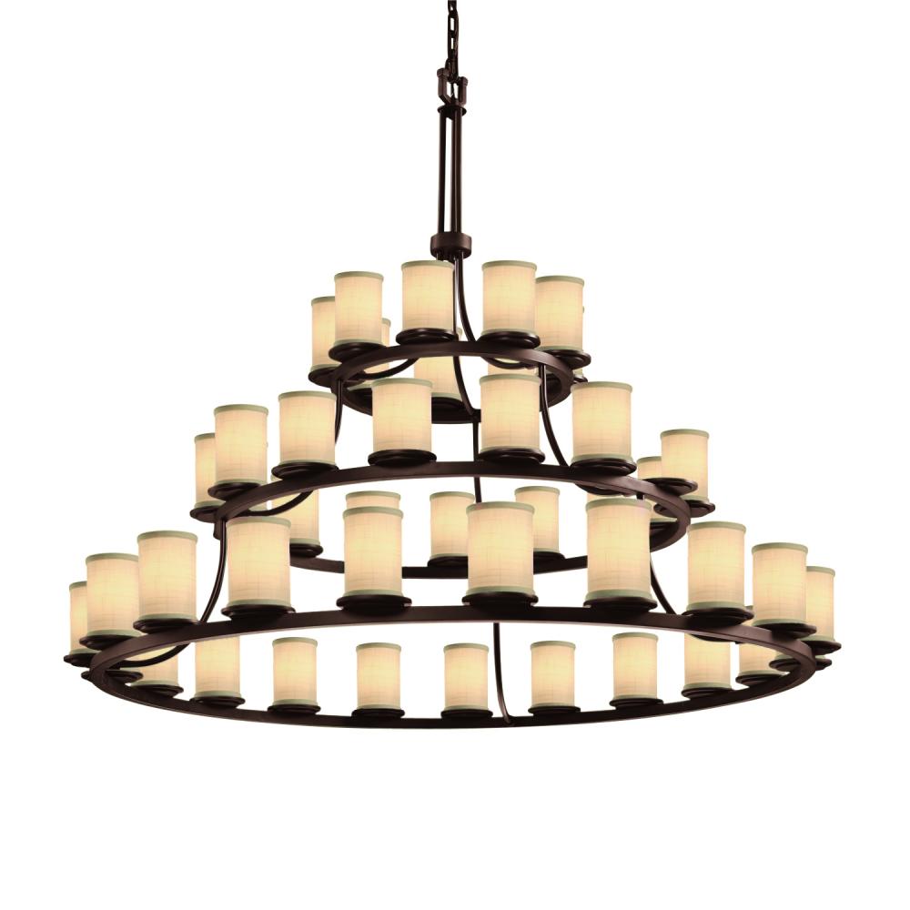 Dakota 45-Light 3-Tier Ring Chandelier