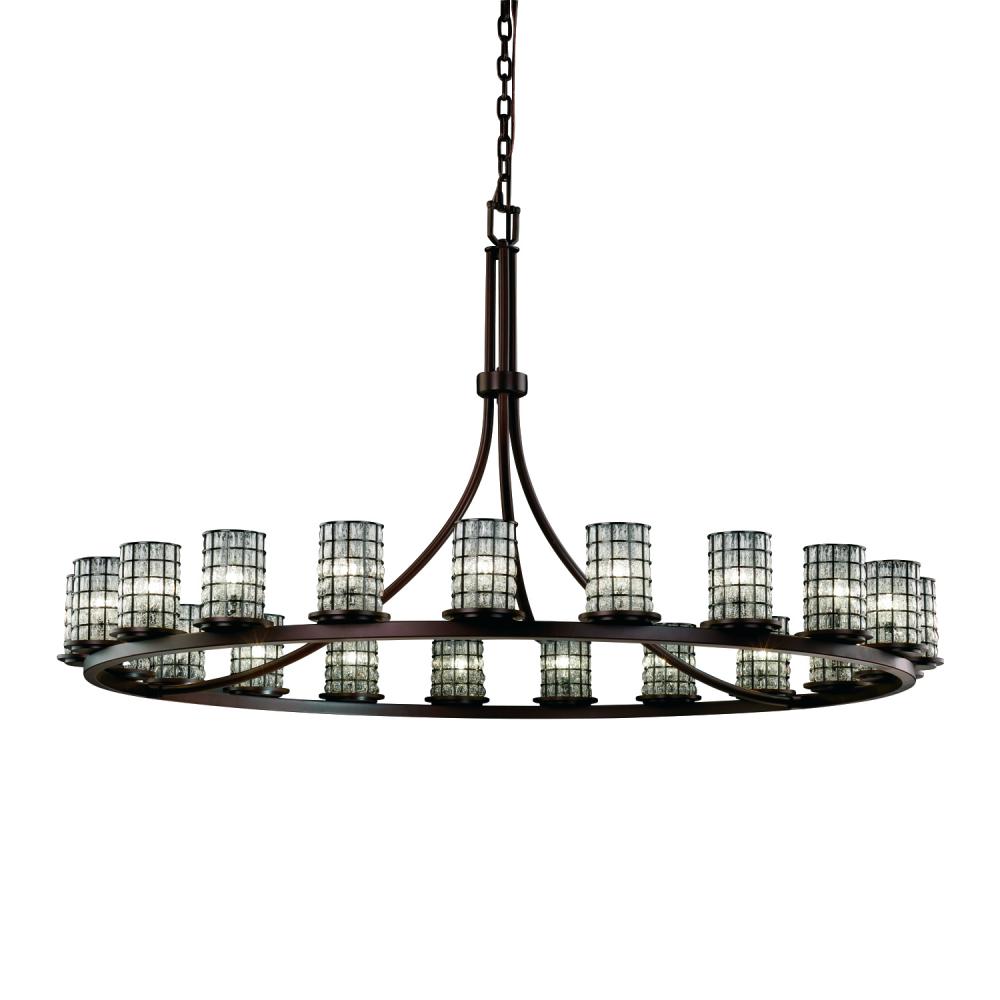 Dakota 21-Light 1-Tier Ring Chandelier