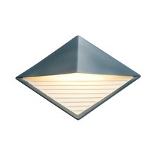 Justice Design Group CER-5600W-MDMT - ADA Diamond Outdoor LED Wall Sconce (Downlight)