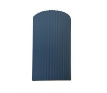 Justice Design Group CER-5745W-MDMT - Large ADA LED Pleated Cylinder Wall Sconce (Outdoor)