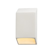 Justice Design Group CER-5860-BIS - Small ADA Tapered Rectangle LED Wall Sconce (Closed Top)