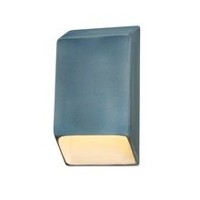 Justice Design Group CER-5860-MDMT - Small ADA Tapered Rectangle LED Wall Sconce (Closed Top)