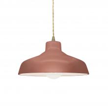 Justice Design Group CER-6260-CLAY-ABRS-BEIG-TWST - Small Loft 1-Light Pendant