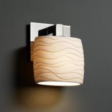 Justice Design Group POR-8931-30-WAVE-ABRS - Modular 1-Light Wall Sconce (ADA)