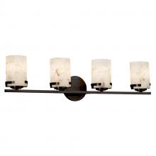 Justice Design Group ALR-8454-10-DBRZ - Atlas 4-Light Bath Bar