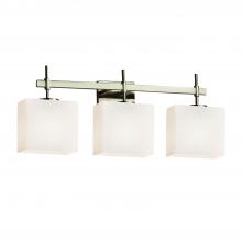 Justice Design Group FSN-8413-55-OPAL-NCKL - Union 3-Light Bath Bar